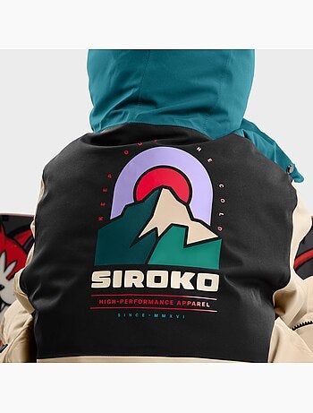 Veste snowboard garçon sports d'hiver enfants kw1 vista