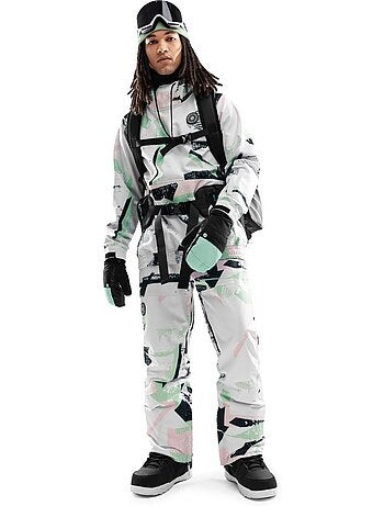 Veste snowboard homme sports d'hiver homme w1 delirium