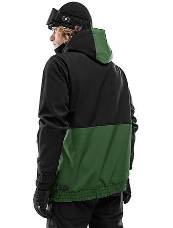 Veste snowboard homme sports d'hiver homme w1 evergreen