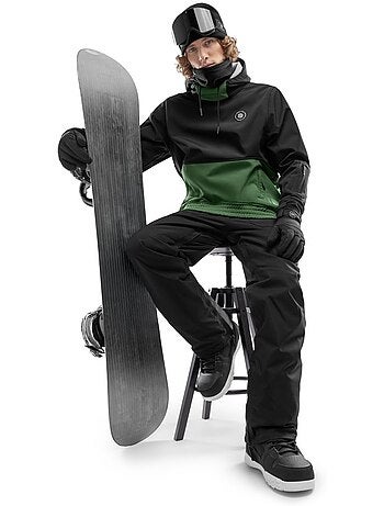 Veste snowboard homme sports d'hiver homme w1 evergreen