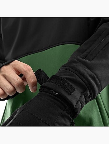Veste snowboard homme sports d'hiver homme w1 evergreen