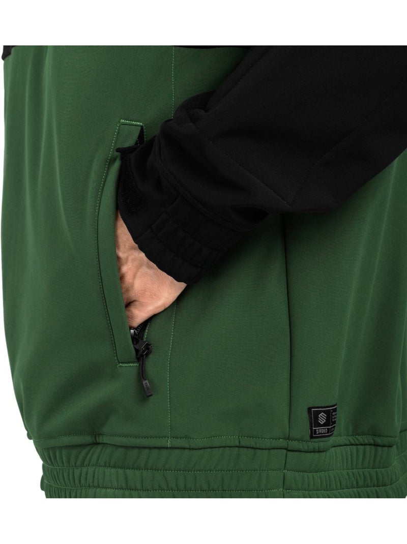 Veste snowboard homme sports d'hiver homme w1 evergreen Noir - Kiabi