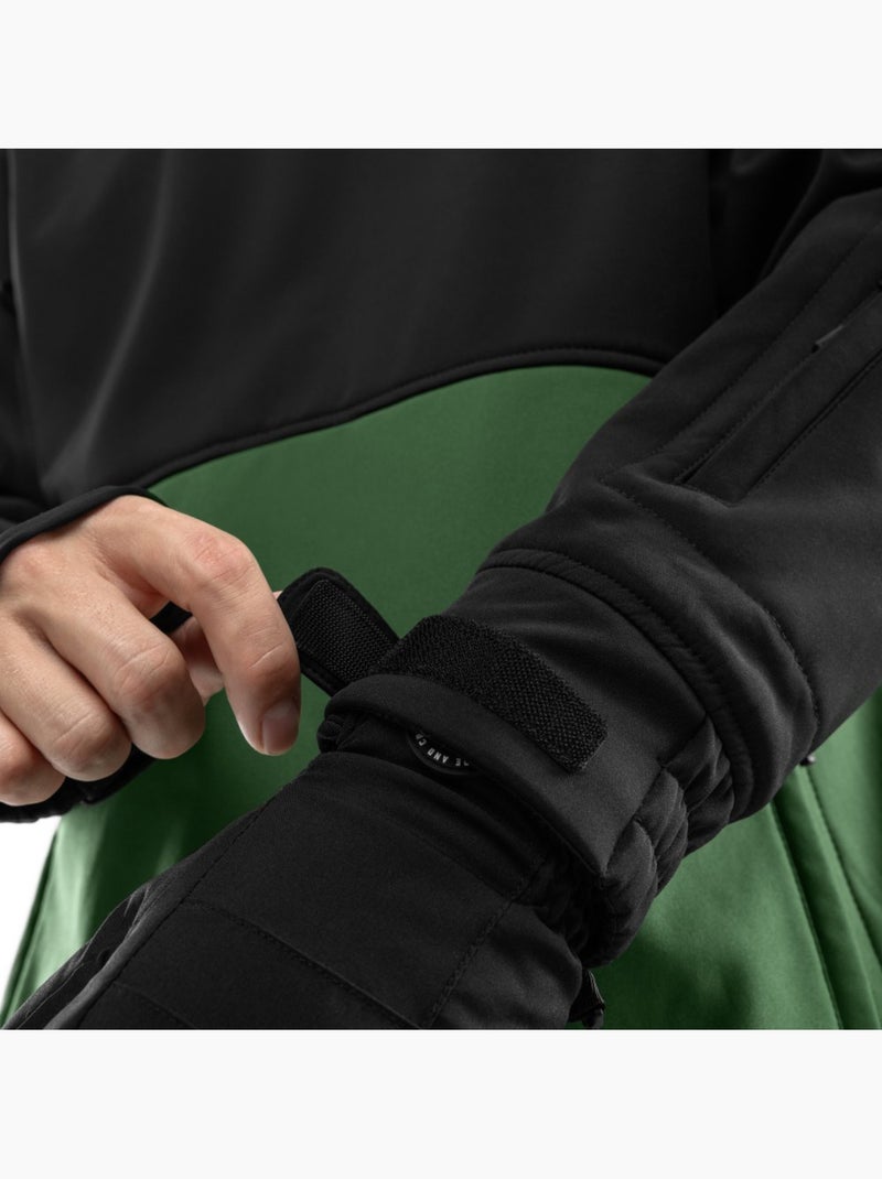 Veste snowboard homme sports d'hiver homme w1 evergreen Noir - Kiabi