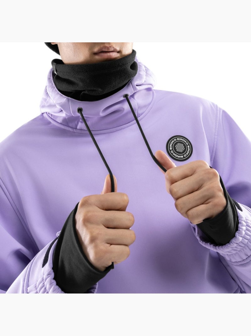 Veste snowboard homme sports d'hiver homme w1 snowy Lavande - Kiabi