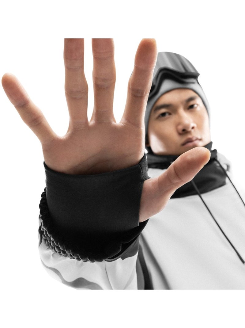Veste snowboard homme sports d'hiver homme w1 tibet Blanc Gris - Kiabi