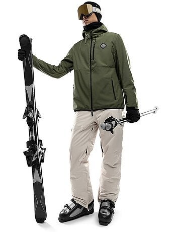 Veste snowboard homme sports d'hiver homme w2 army