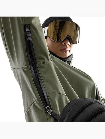 Veste snowboard homme sports d'hiver homme w2 army