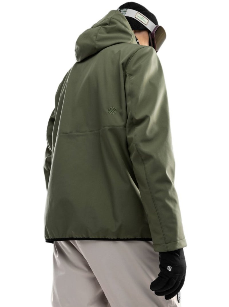 Veste snowboard homme sports d'hiver homme w2 army Vert - Kiabi