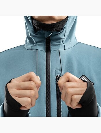 Veste snowboard homme sports d'hiver homme w2 beluga
