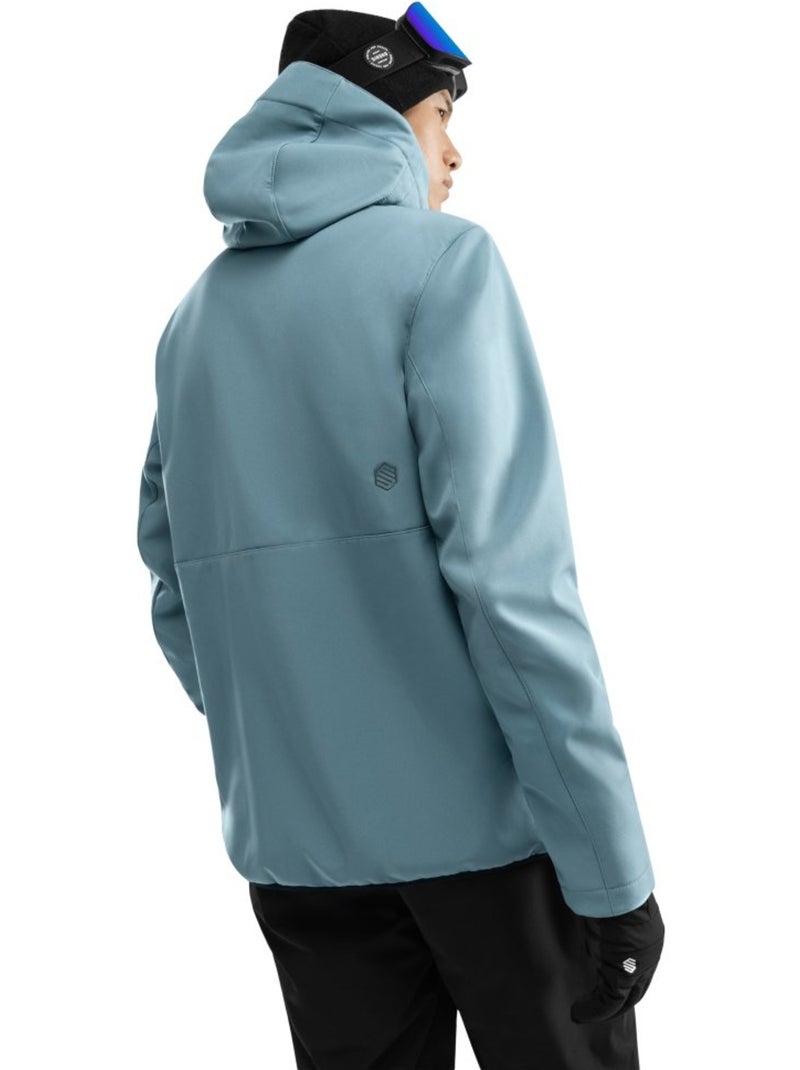 Veste snowboard homme sports d'hiver homme w2 beluga Bleu canard - Kiabi