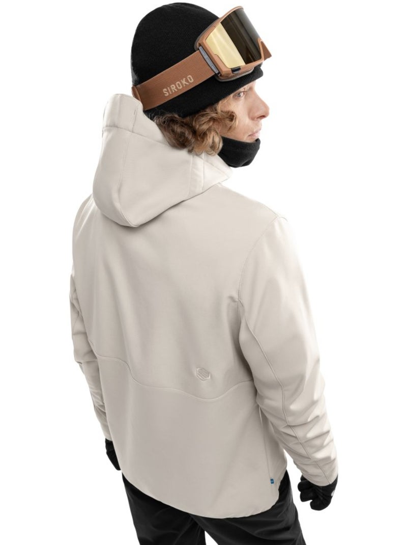 Veste snowboard homme sports d'hiver homme w2 cerro Beige - Kiabi