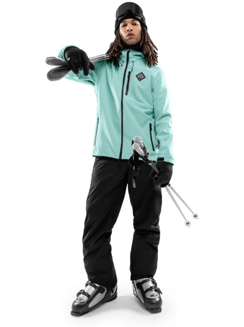 Veste snowboard homme sports d'hiver homme w2 senja Turquoise - Kiabi