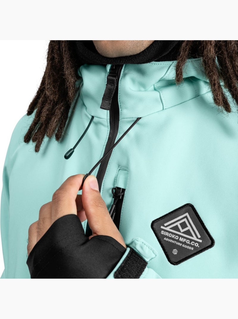 Veste snowboard homme sports d'hiver homme w2 senja Turquoise - Kiabi