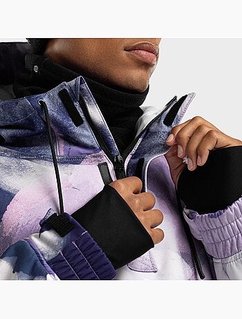 Veste snowboard homme sports d'hiver homme w3 cloudmont