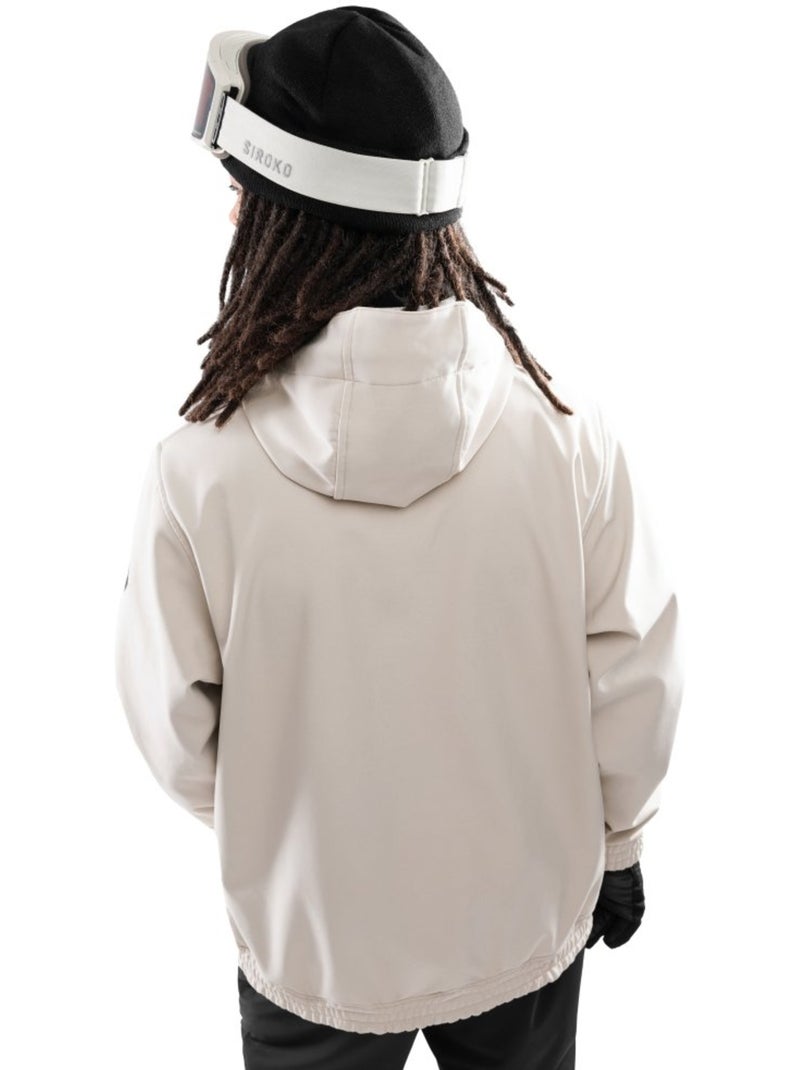 Veste snowboard homme sports d'hiver homme w3 haboob Beige - Kiabi