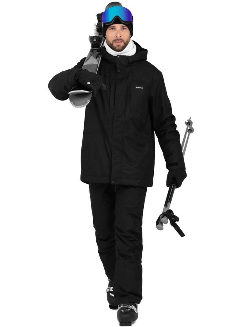 Veste snowboard homme sports d'hiver homme w4 vostock Noir - Kiabi
