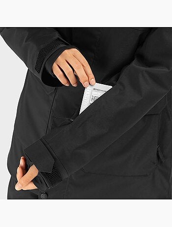 Veste snowboard premium femme sports d'hiver femme srx gstaad