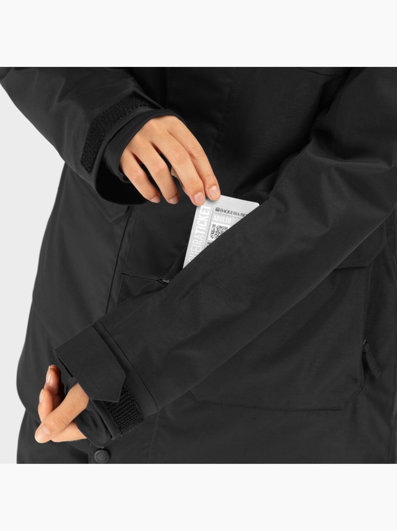 Veste snowboard premium femme sports d'hiver femme srx gstaad Noir - Kiabi