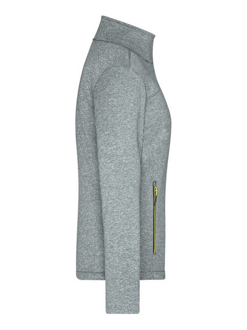 Veste softshell - james and nicholson gris anthracite - Kiabi