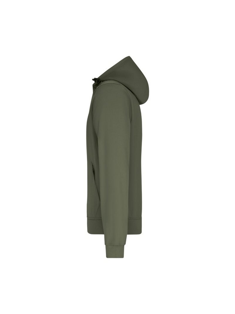 Veste softshell - james and nicholson Vert olive - Kiabi