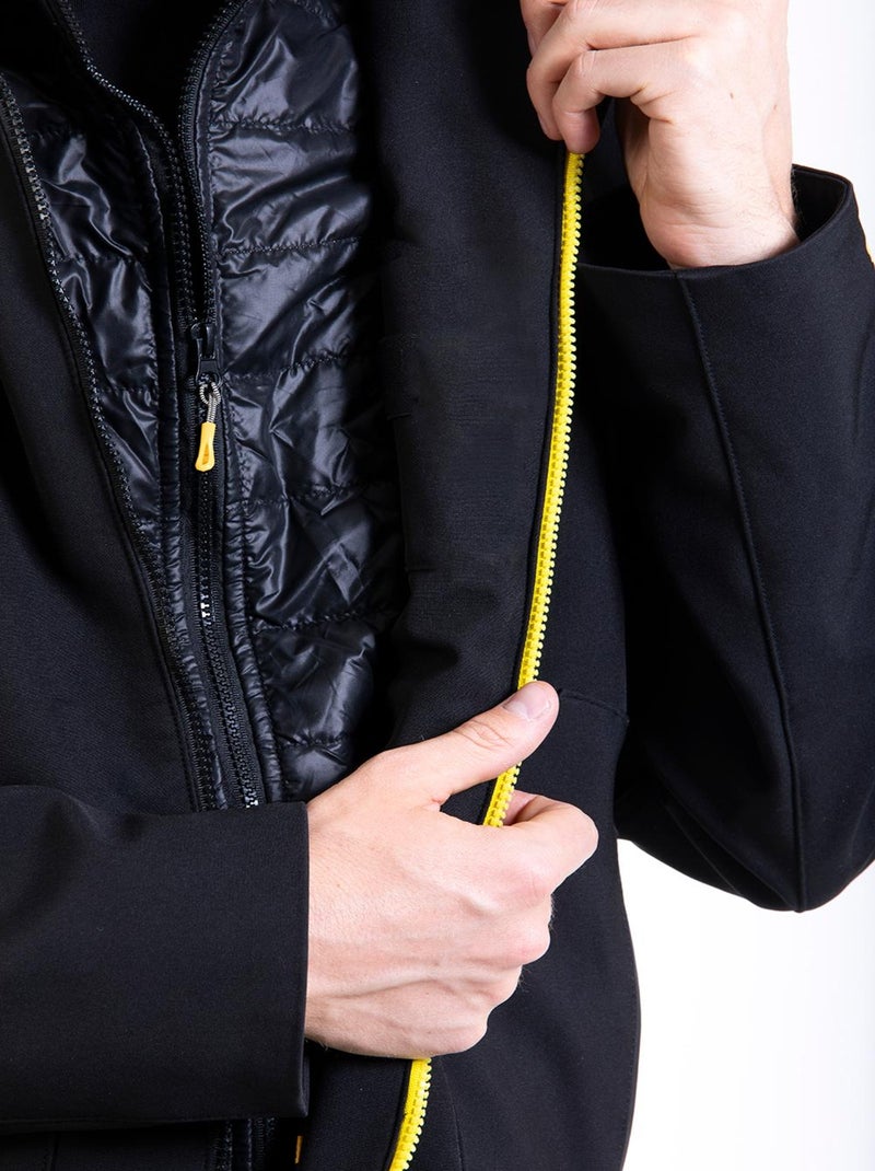 Veste softshell 3en1 ALLIN1 'Rica Lewis' Noir - Kiabi