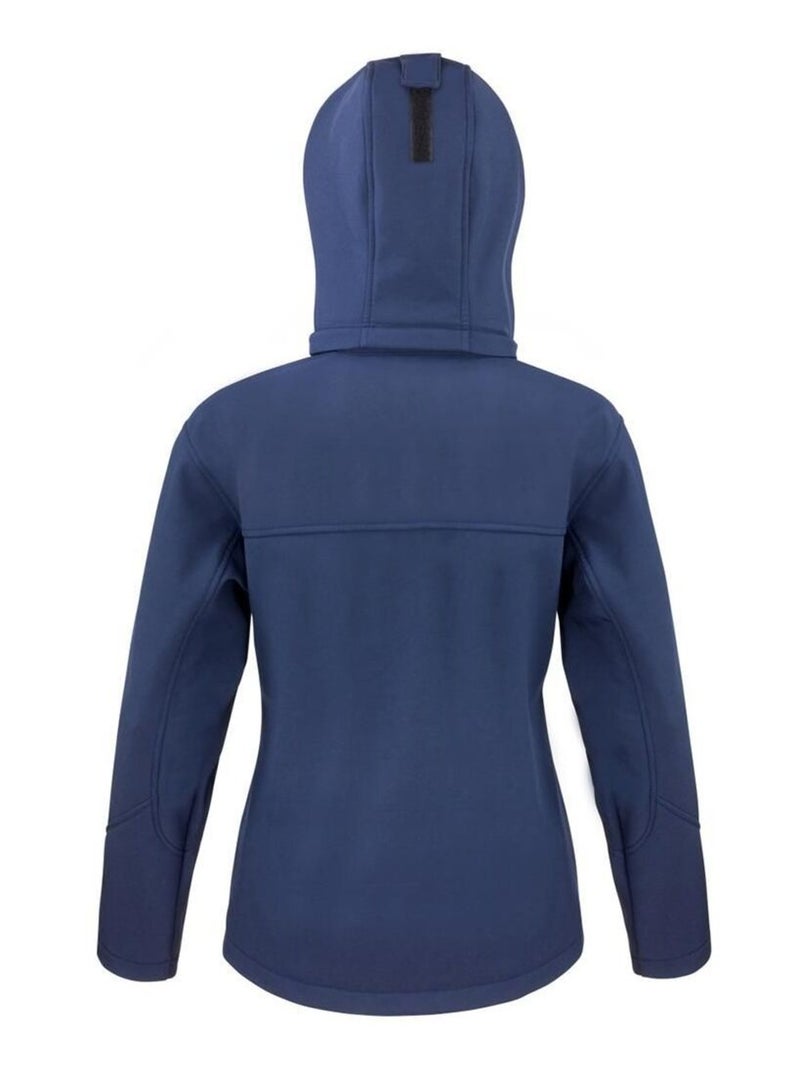 Veste softshell à capuche - result core Bleu Bleu - Kiabi