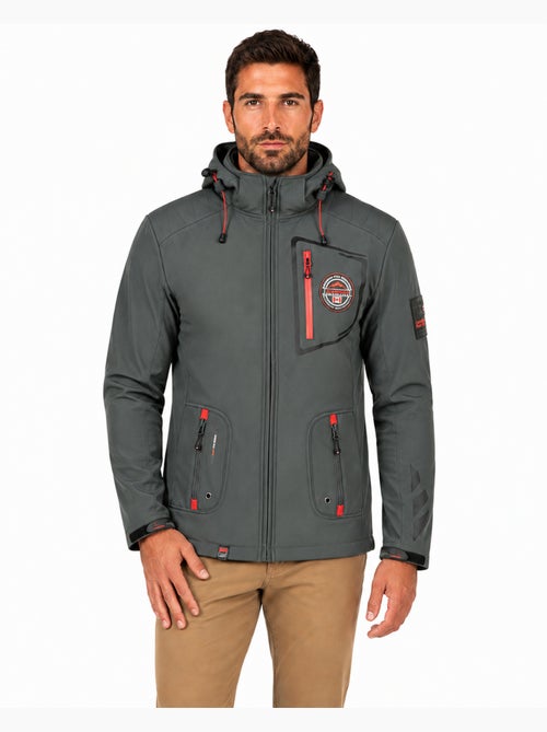 Veste softshell à capuche ajustable tacibeak – canadian peak - Kiabi