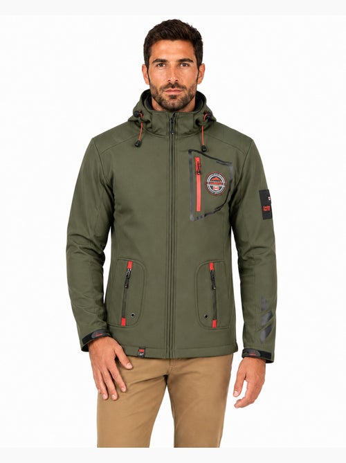 Veste softshell à capuche ajustable tacibeak – canadian peak - Kiabi