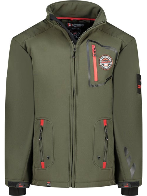 Veste softshell à capuche ajustable tacibeak – canadian peak - Kiabi
