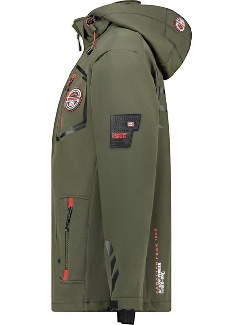 Veste softshell à capuche ajustable tacibeak – canadian peak - Kiabi