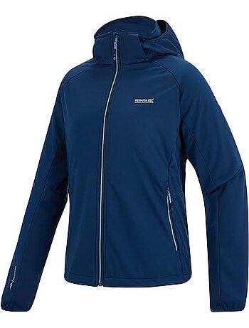 Veste softshell à capuche amovible bourda - regatta