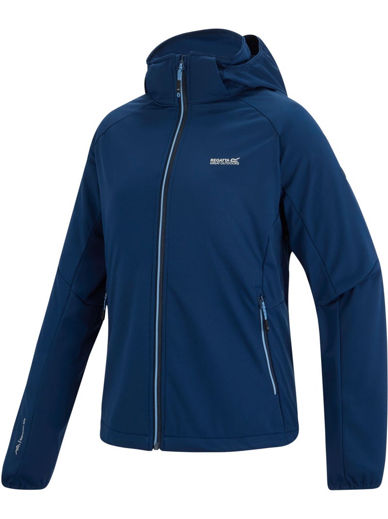 Veste softshell à capuche amovible bourda - regatta Bleu - Kiabi