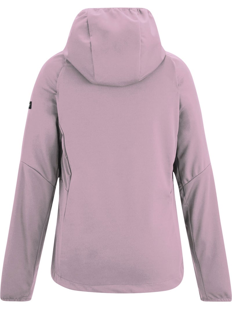 Veste softshell à capuche amovible bourda - regatta Mauve lilas - Kiabi