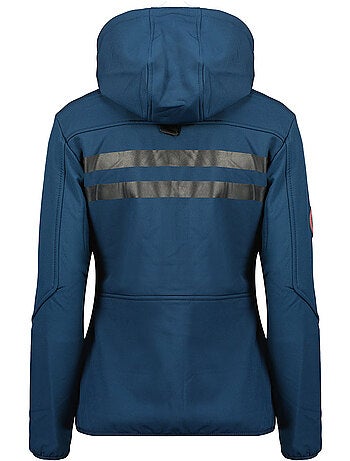 Veste softshell à capuche amovible doublée polaire reineak – canadian peak