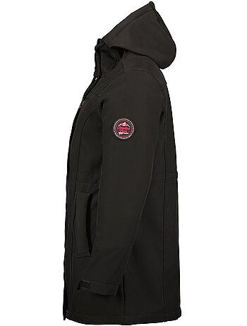Veste softshell à capuche amovible doublée polaire toceaneak – canadian peak