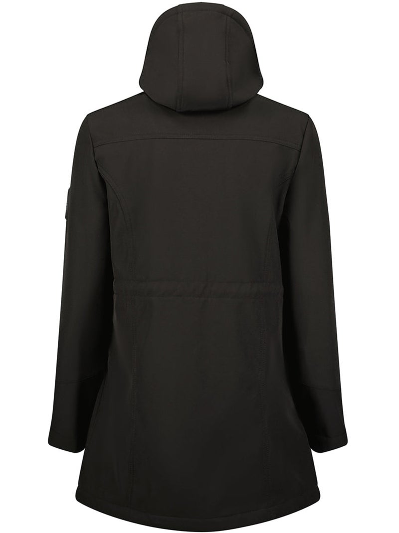 Veste softshell à capuche amovible doublée polaire toceaneak – canadian peak Noir - Kiabi