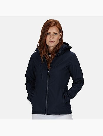 Veste softshell à capuche amovible et poche sur poitrine venturer - regatta