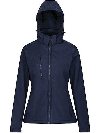 Veste softshell à capuche amovible et poche sur poitrine venturer - regatta