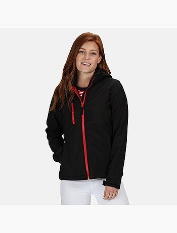 Veste softshell à capuche amovible et poche sur poitrine venturer - regatta