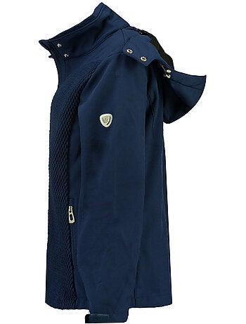 Veste softshell à capuche doublée polaire turna – canadian peak
