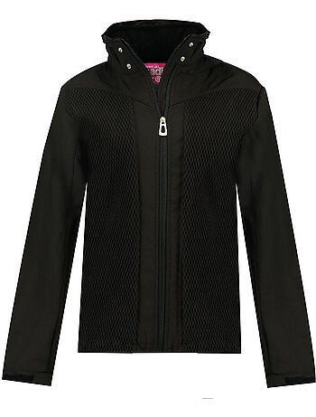 Veste softshell à capuche doublée polaire turna – canadian peak