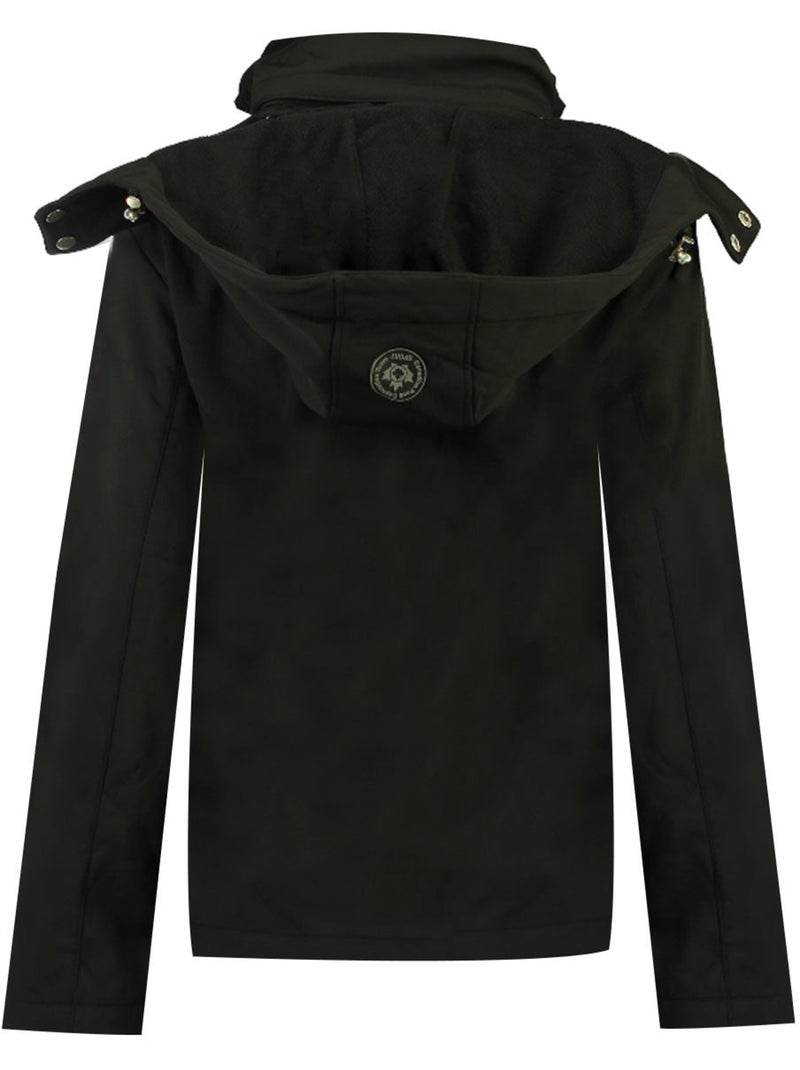 Veste softshell à capuche doublée polaire turna – canadian peak Noir - Kiabi