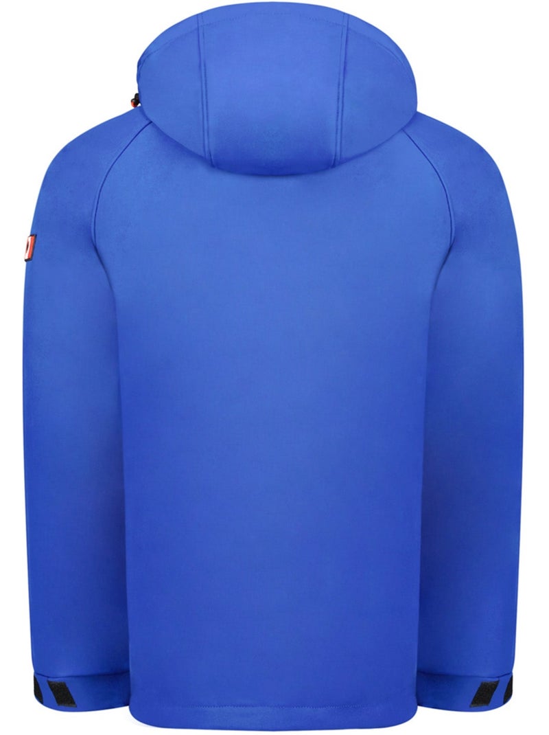 Veste softshell à capuche réglable takiteak – canadian peak Bleu roi - Kiabi