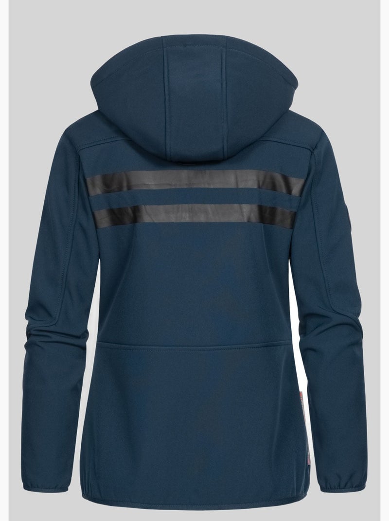 Veste softshell à capuche reine – geographical norway Bleu Rose - Kiabi