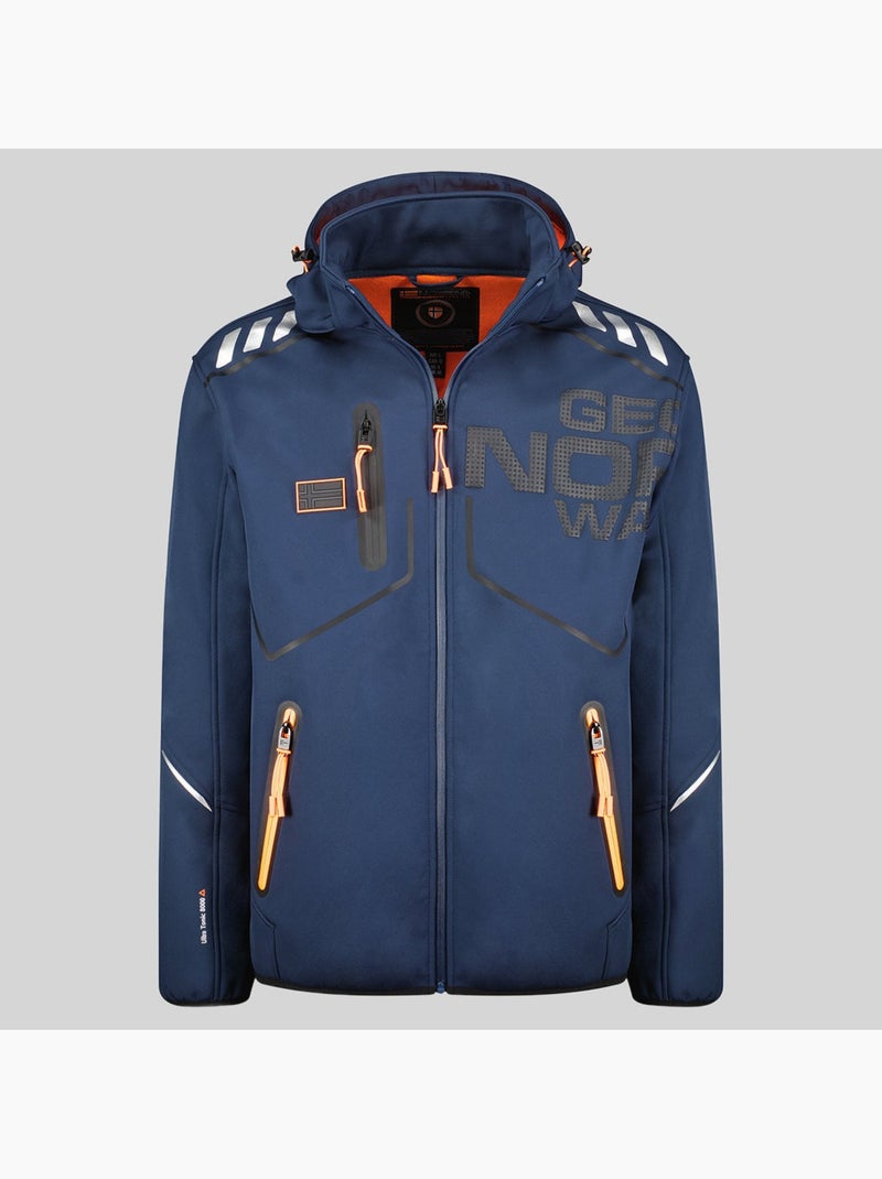 Veste softshell à capuche robin – geographical norway Bleu marine - Kiabi