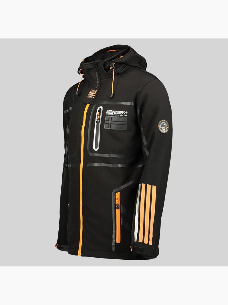 Veste softshell à capuche romano – geographical norway Noir - Kiabi