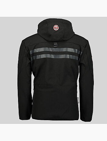 Veste softshell à capuche royaute dark – geographical norway