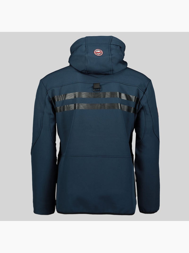 Veste softshell à capuche royaute – geographical norway Bleu Noir Bleu - Kiabi