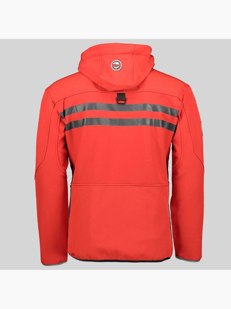 Veste softshell à capuche royaute – geographical norway Noir Rouge - Kiabi