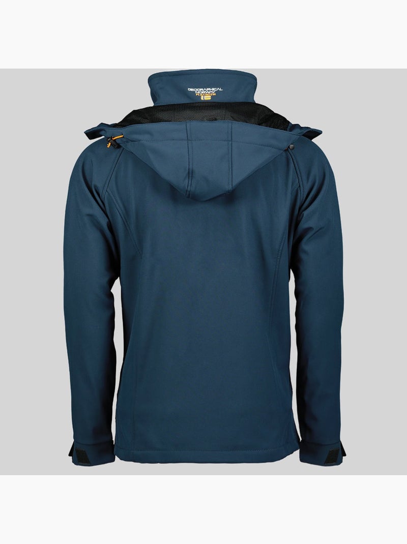 Veste softshell à capuche taboo – geographical norway Bleu marine - Kiabi